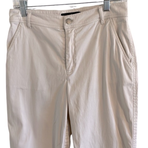 Peruvian Connection‎ Maya Cropped Trousers Women’s Size 6 Pants White Sand - Picture 3 of 9